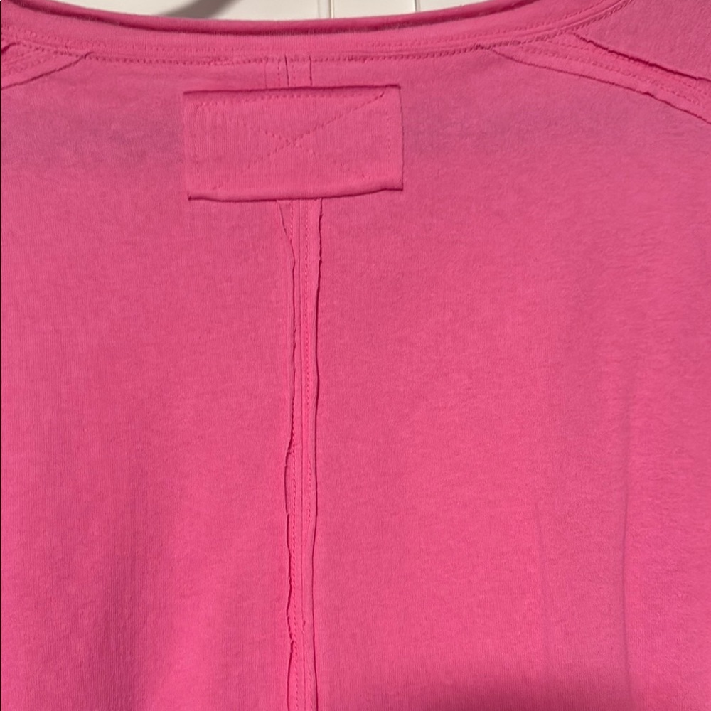 Pink Women's Top with puff sleeves - Picture 5 of 5